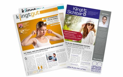 Kundenmagazin Hörakustik und Optik